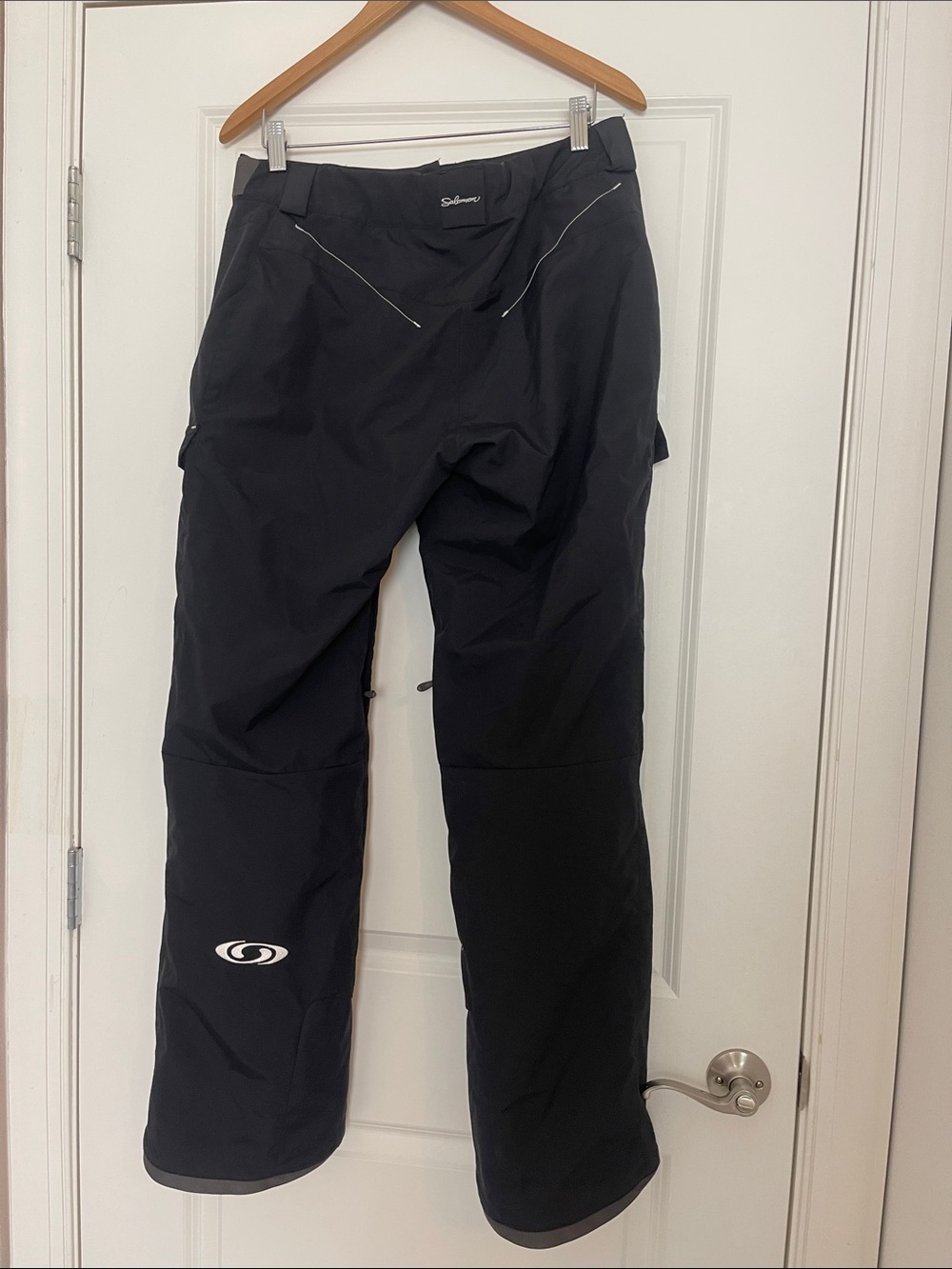 Salomon Snow Ski Pants Large Black Clima Pro - Picture 5 of 10